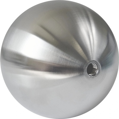 Koule dutá se závitem M10 /ø 100 mm, broušená nerez K320 /AISI304