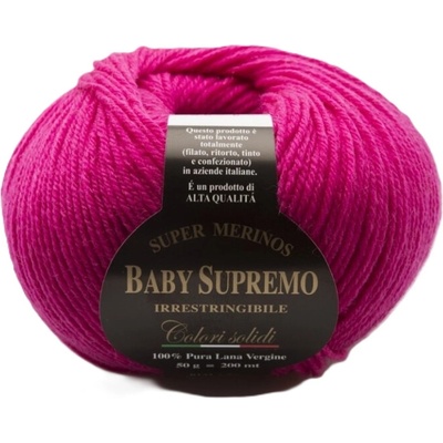 Merino vlna Rial Filati Baby Supremo cyklámen