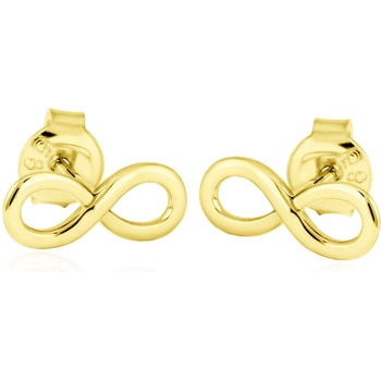 Gemmax Zlaté náušnice Nekonečno GLEYN-39401