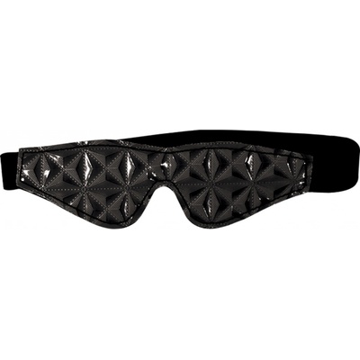 NS Novelties Sinful Blindfold, vinylová maska na oči čierna