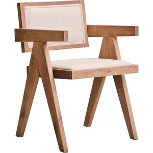 Premier Housewares Тапициран трапезен стол в естествен цвят Cebu - Premier Housewares (5529695)
