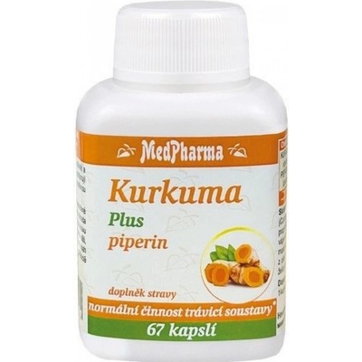 MEDPharma Kurkuma plus piperin 67 kapslí