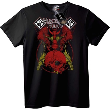 NOONEBRAND Тениска Череп на Machine Head - S, Black