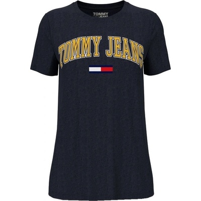 Tommy Hilfiger dámské tričko Signature 159-410 tmavě modré