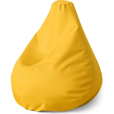 Sablio sedací vak Pear žlutooranžová 140 x 100 x 25 cm