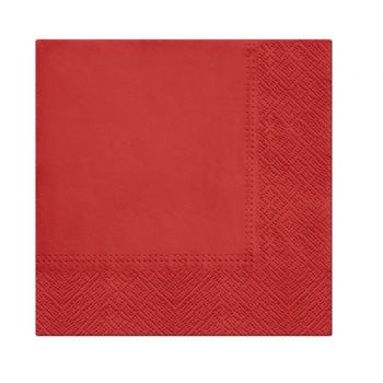 PAW Хартиени салфетки червени 33 x 33 см