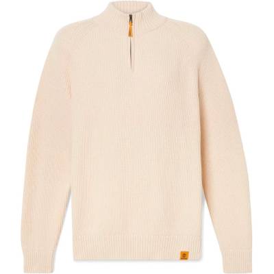 Timberland Мъжки пуловер Timberland Williams River Textured 1/4 Zip Sweater Jumper - Angora - размер XXL (017-4095-0115)