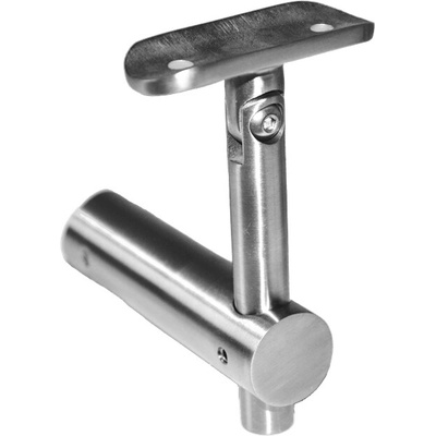 Držiak madla ø 42,4 mm na trubku s kĺbom, brúsená AISI 304