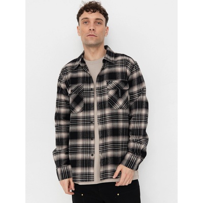 Brixton Bowery Flannel (black/charcoal/beige)