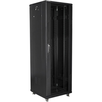 Lanberg rack cabinet 19" free-standing 37U / 600x600 self-assembly flat pack, black (FF01-6637-12B)