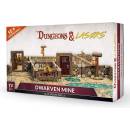 Archon Studio Dungeons & Lasers: Dwarven Mine Half-Height Walls
