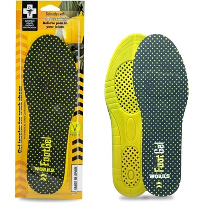 FOOTGEL WORKS Gelové vložky černá