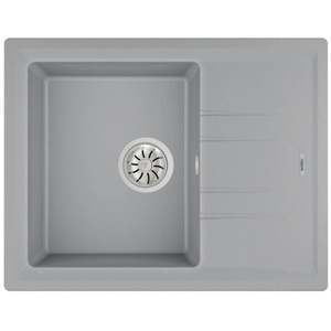 Teka Мивка Teka Stone 45 S-TG, Гранит, Обръщаема, За шкаф, 45 см, Металик (115330042) Мивка за вграждане