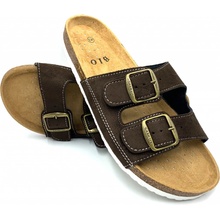 Pánské korkové biopantofle hnědé