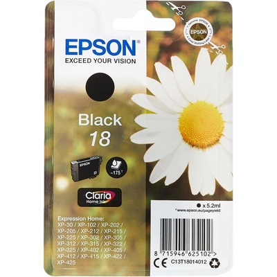 Epson 18 Black - originálny