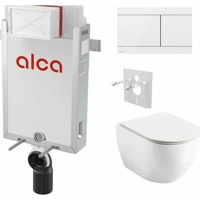 Alcadrain Urban s tlačítkem FUN-WHITE KAE005