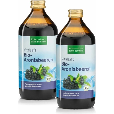 Sanct Bernard BIO šťava z Arónie 2 x 0,5 l