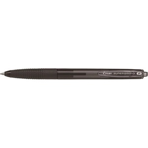 Pilot Химикалка, 0, 22 мм, с бутон, PILOT "Super Grip G", черна BPGG-8R-F-BB (BPGG-8R-F-BB)