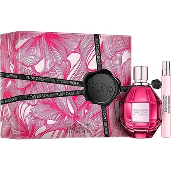 Image 1 of Viktor & Rolf Flowerbomb Ruby Orchid подаръчен комплект с парфюмна вода 100мл и 10мл за жени 1 бр