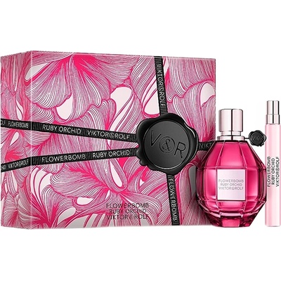 Viktor & Rolf Flowerbomb Ruby Orchid подаръчен комплект с парфюмна вода 100мл и 10мл за жени 1 бр