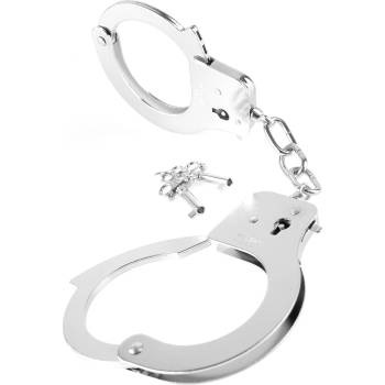 Image 1 of Pipedream Fetish Fantasy Designer Metal Handcuffs Silver