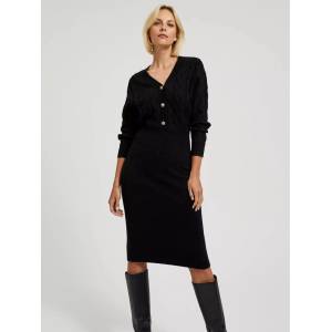 Moodo Дамска рокля Moodo Moodo | Cheren | ЖЕНИ | XS - zoot - 87,95 лв