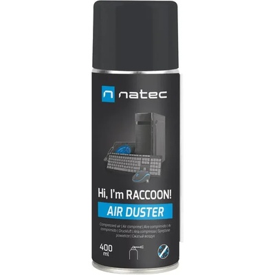 Natec Compressed Air Duster Raccoon - 400 ml Въздух под налягане (NSC-2119)