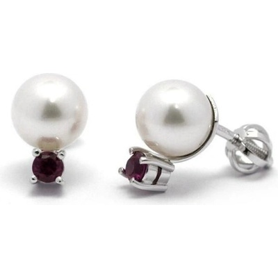 Optima DIAMANT AU kultivovaná perla+př.Korund-Rubín+př.Diamant JO2245504