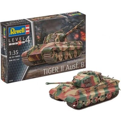 Revell Pz.Kpfw.VI Ausf.B Tiger II Königstiger věž Henschel Plastic ModelKit tank 03249 1:35