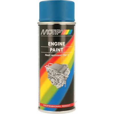 Farba na motory - modrá - 400ml