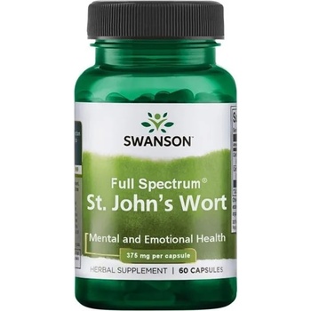 Swanson Full Spectrum St. John's Wort, 375 mg, 60 капсули, Swanson (SW1352)