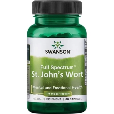Swanson Full Spectrum St. John's Wort, 375 mg, 60 капсули, Swanson (SW1352)