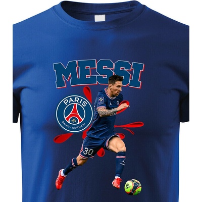 Dětské tričko Lionel Messi ModráCanvas Dětské tričko Bezvatriko.cz 2378