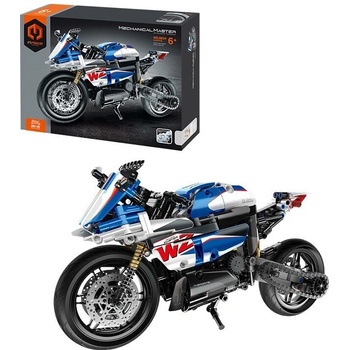 iM.Master Stavebnice motorka modrá 32,4x17x11 cm