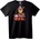 NOONEBRAND Тениска Прошнат Iron Man Коледа - XS, Black