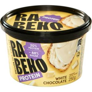 Rabeko Protein Chocolate Spread | with 20% Protein [250 грама] Бял шоколад