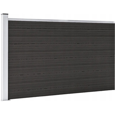 Nabytek XL Plotový dílec WPC 175 x 105 cm černý