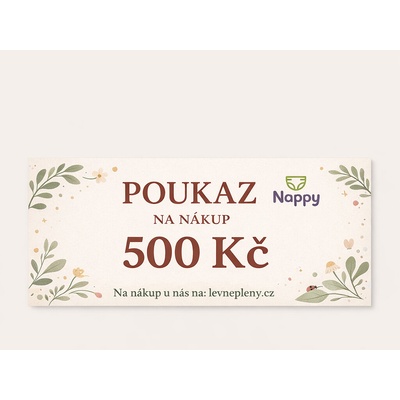 Dárkový poukaz v hodnotě 500 Kč