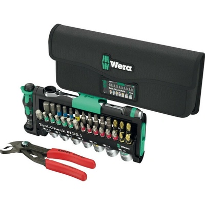 Wera 049070 Šroubovací bity, hlavice, ráčna a kleště Cobra Tool-Check Combi 1 (Sada 40 dílů) – Hledejceny.cz