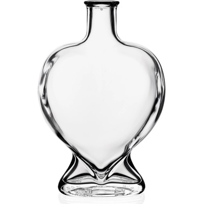 Láhev skleněná 500ml Srdce