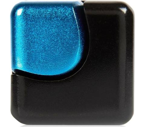 Kocka Spinner Cube čierna a modrá