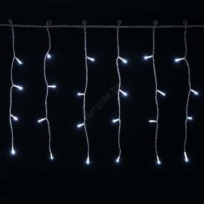 Aigostar - LED външна коледна гирлянда 200xLED/3, 6W/230V/8 режима 10x0, 4m IP44 студено бяла (AI2172)