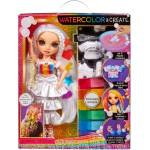 MGA Entertainment Rainbow High: Акварел и създай - кукла модел с оцветима, пераща се коса и дрехи - на унгарски език (507598)