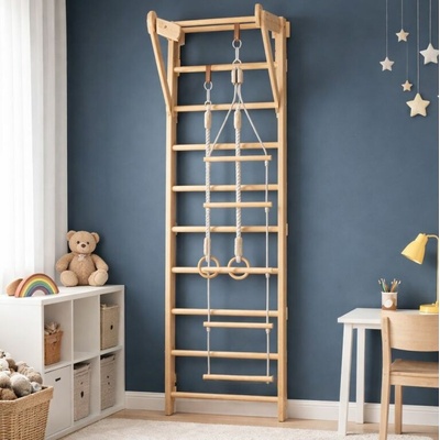 Juskys dřevěné žebřiny 62 × 210 × 57 cm – Zboží Dáma