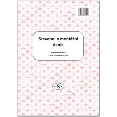 MSK 401 Stavební deník propisovací