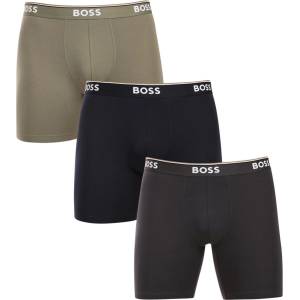 BOSS Комплект от три - мъжки боксерки BOSS многоцветни BOSS | Cheren Zelen Siv Mnogotsveten | МЪЖЕ | M