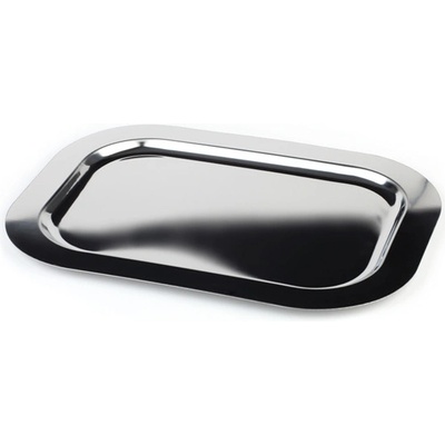 APS Servírovací tác obdélníkový s hladkým okrajem 420x310 mm Finesse inox