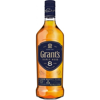 Grant's Triple Wood 8y 40% 0,7 l (čistá fľaša)