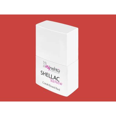 Ráj nehtů Uv Shellac ReNew coral kissed red 12 ml
