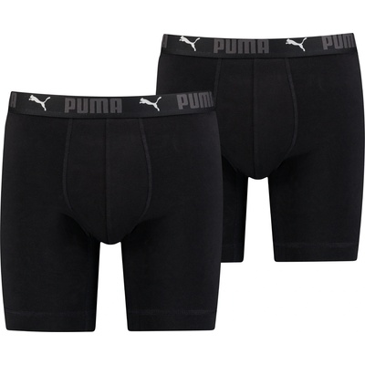 PUMA Sport Cotton Long Boxers 2P Размер: L / Цвят: черен